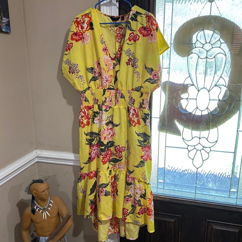 2X high low dress
